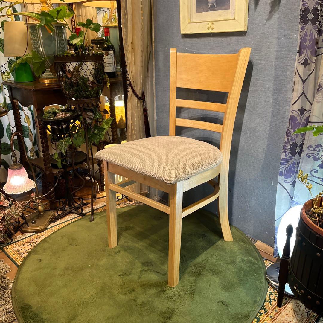 Sale L０　２脚セット　ナチュラルウッド　　ブークレ　ダイニングチェア