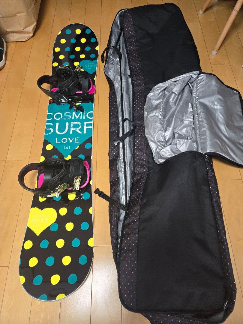 COSMIC SURF 141　ブーツ23～23、5 ケース付　４点　美品！
