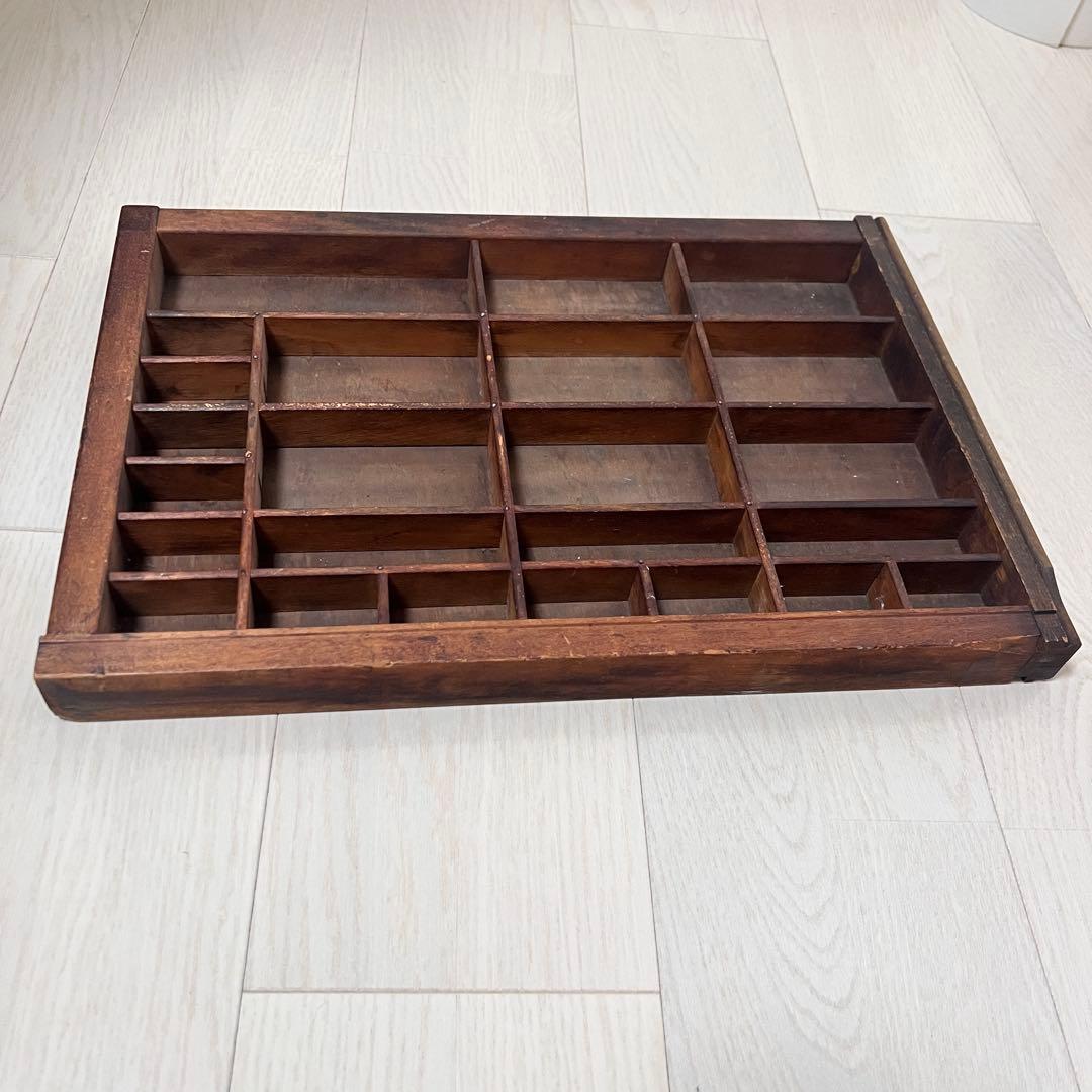 レア‼︎イギリス　アンティーク　ヴィンテージ　プリンタートレイ　スモールサイズ