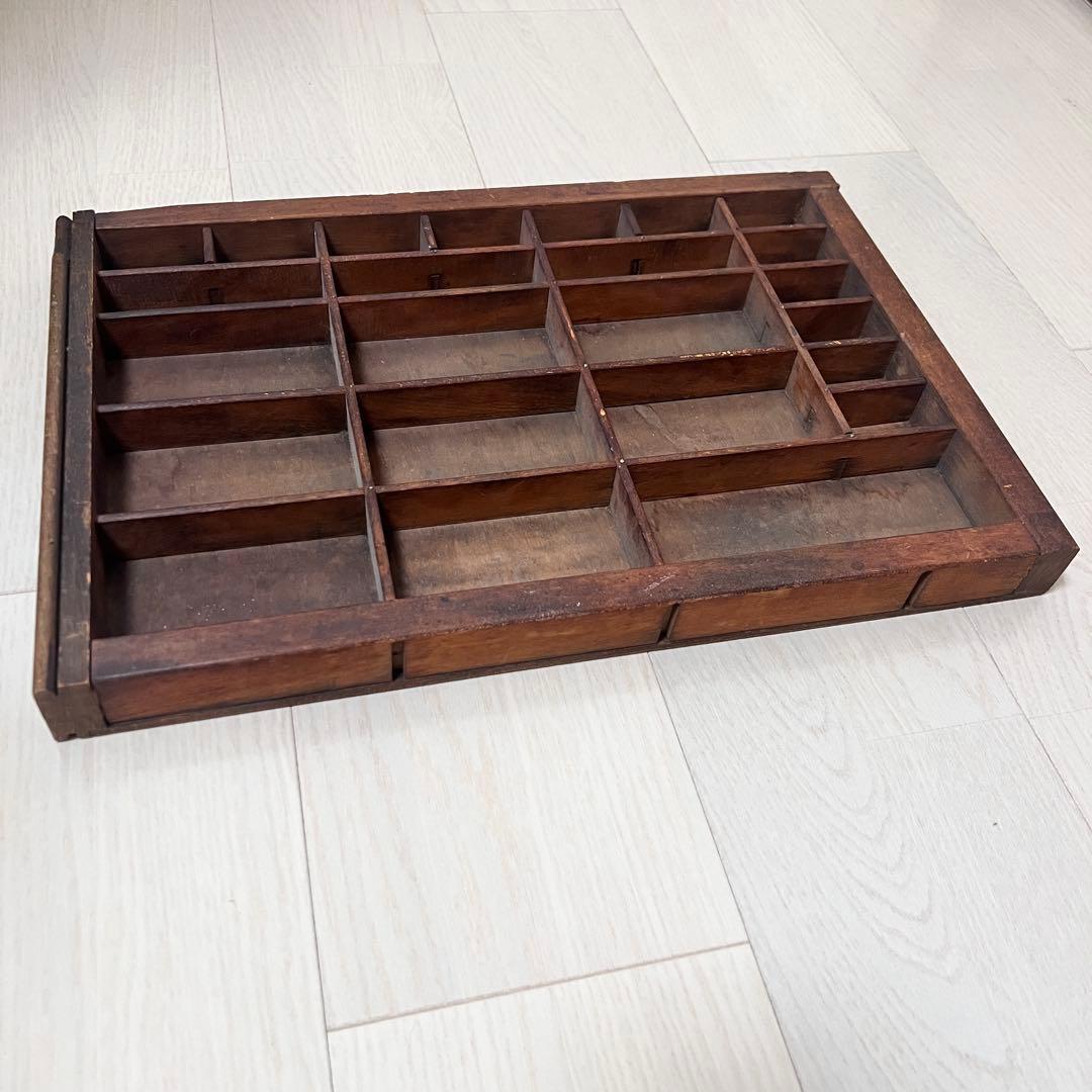 レア‼︎イギリス　アンティーク　ヴィンテージ　プリンタートレイ　スモールサイズ