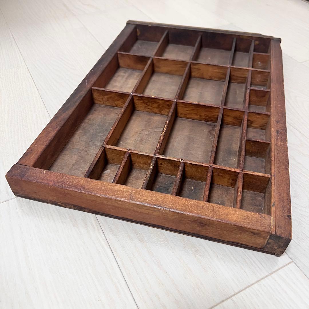 レア‼︎イギリス　アンティーク　ヴィンテージ　プリンタートレイ　スモールサイズ