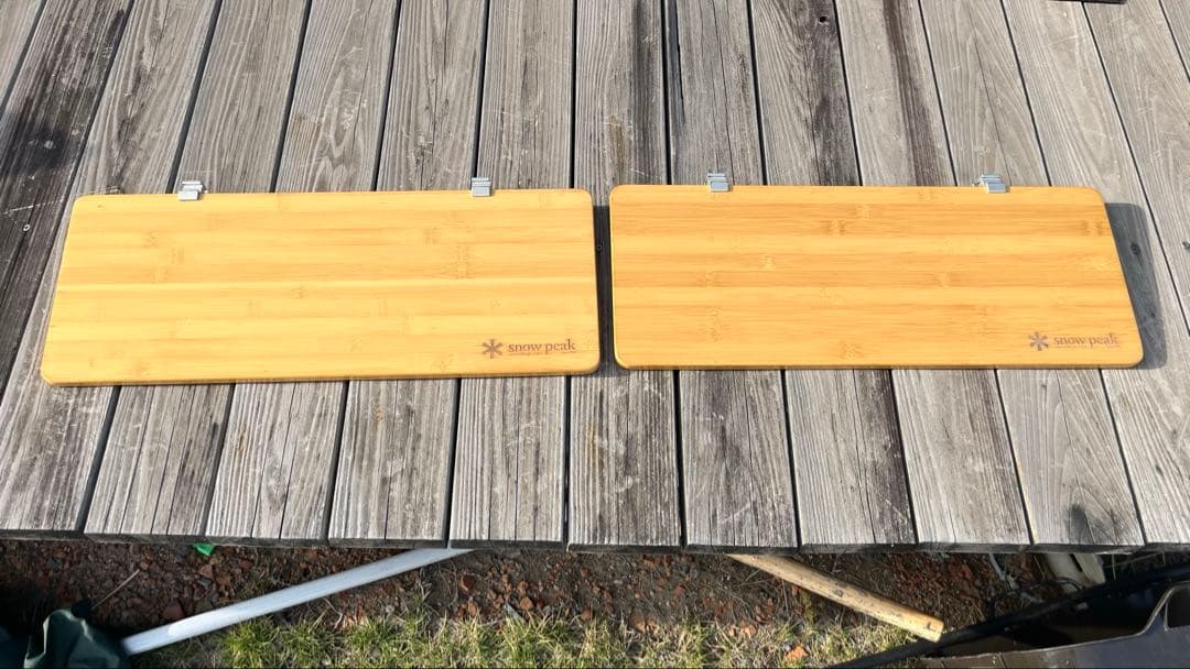 snow peak スライドトップロングハーフ竹 2枚セット