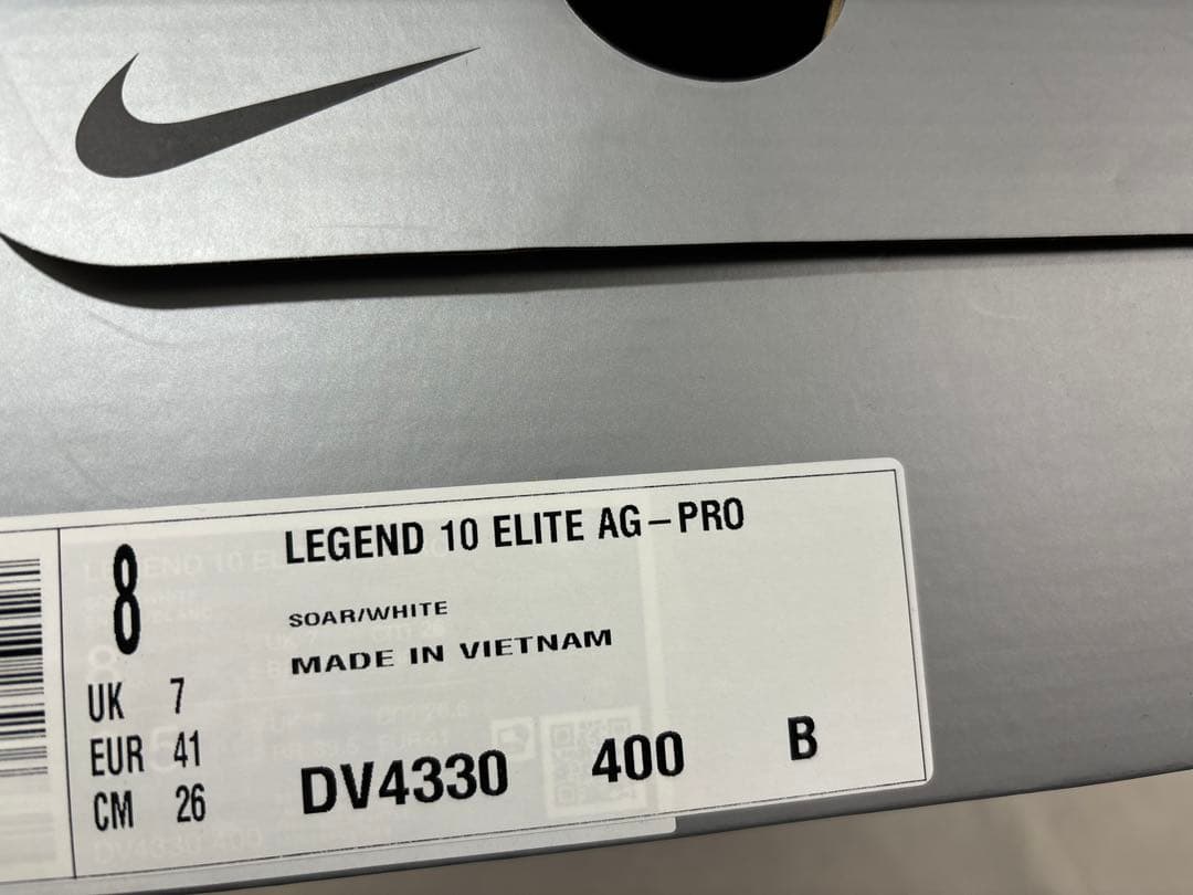 シューズ nike legend 10 elite ag-pro blue 26