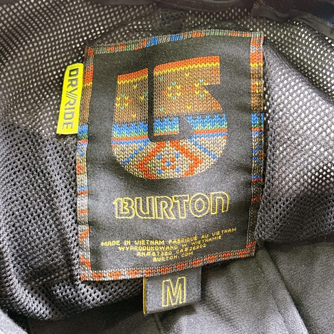 【サイズM⭐️美品】BURTON バートン　スノーボード　パンツ　黒
