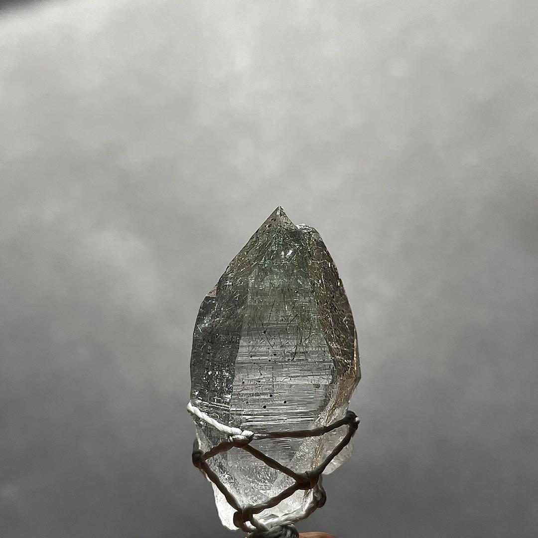 ヒマラヤ水晶 ルチルクォーツ ＊ マクラメペンダント ネックレス 28