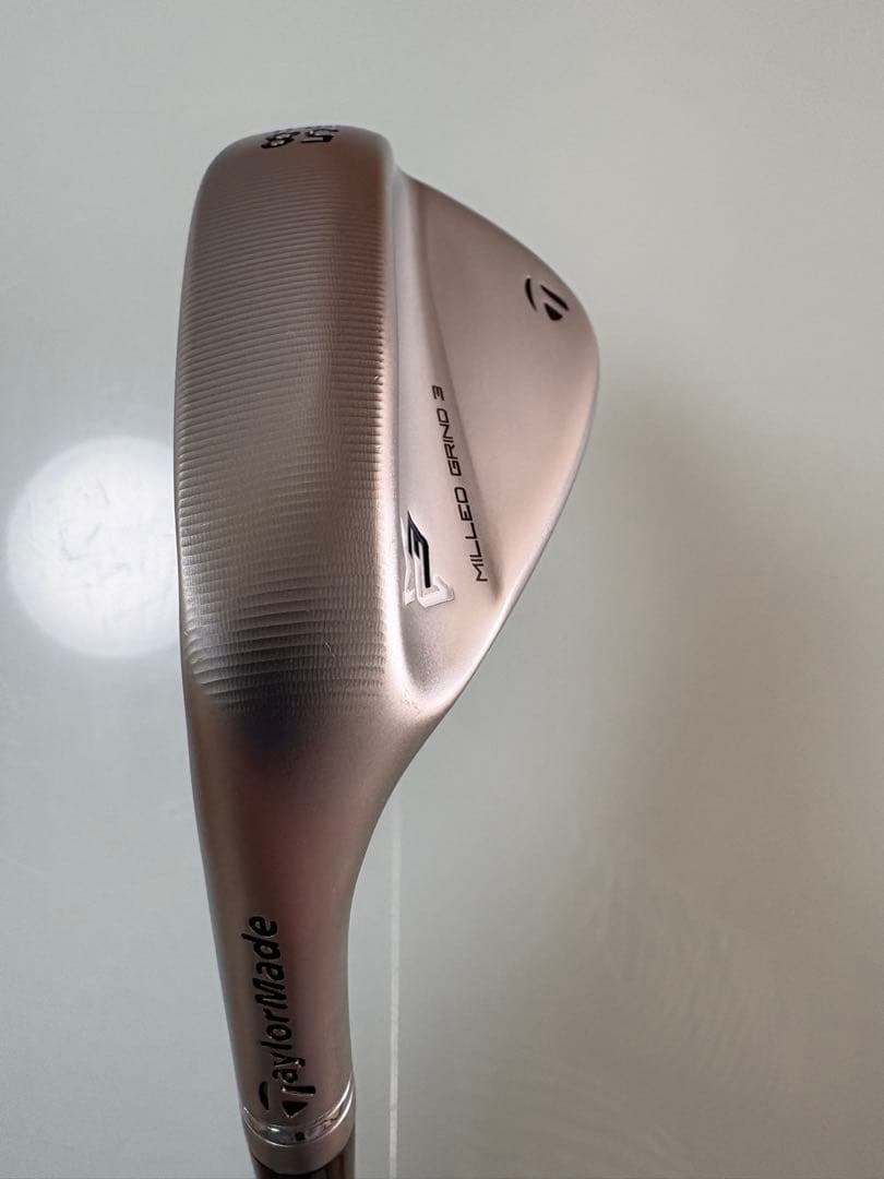 レフティーテーラーメイドMILLED GRIND3 クロームウェツジ　HB58度
