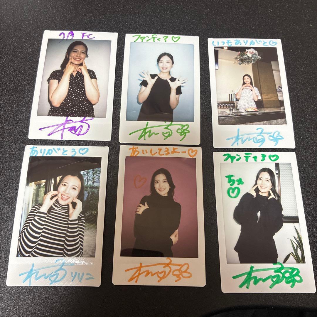 ✨木下凛々子さん✨直筆サイン入りチェキ 6枚セット新品未使用‼️最終値引き‼️
