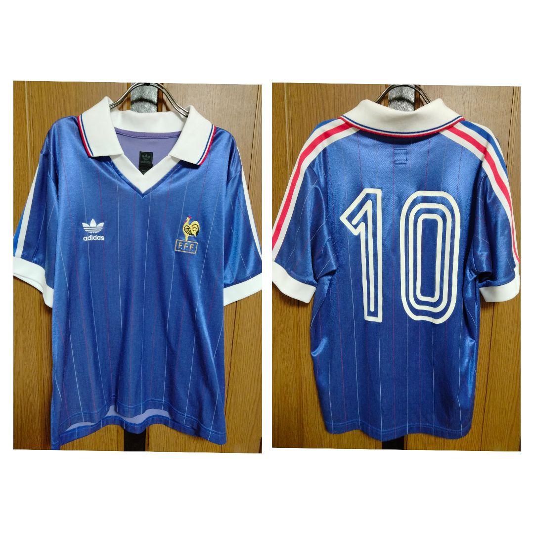 1982 W杯オマージュ 復刻品 フランス代表 アディダスユニフォームM