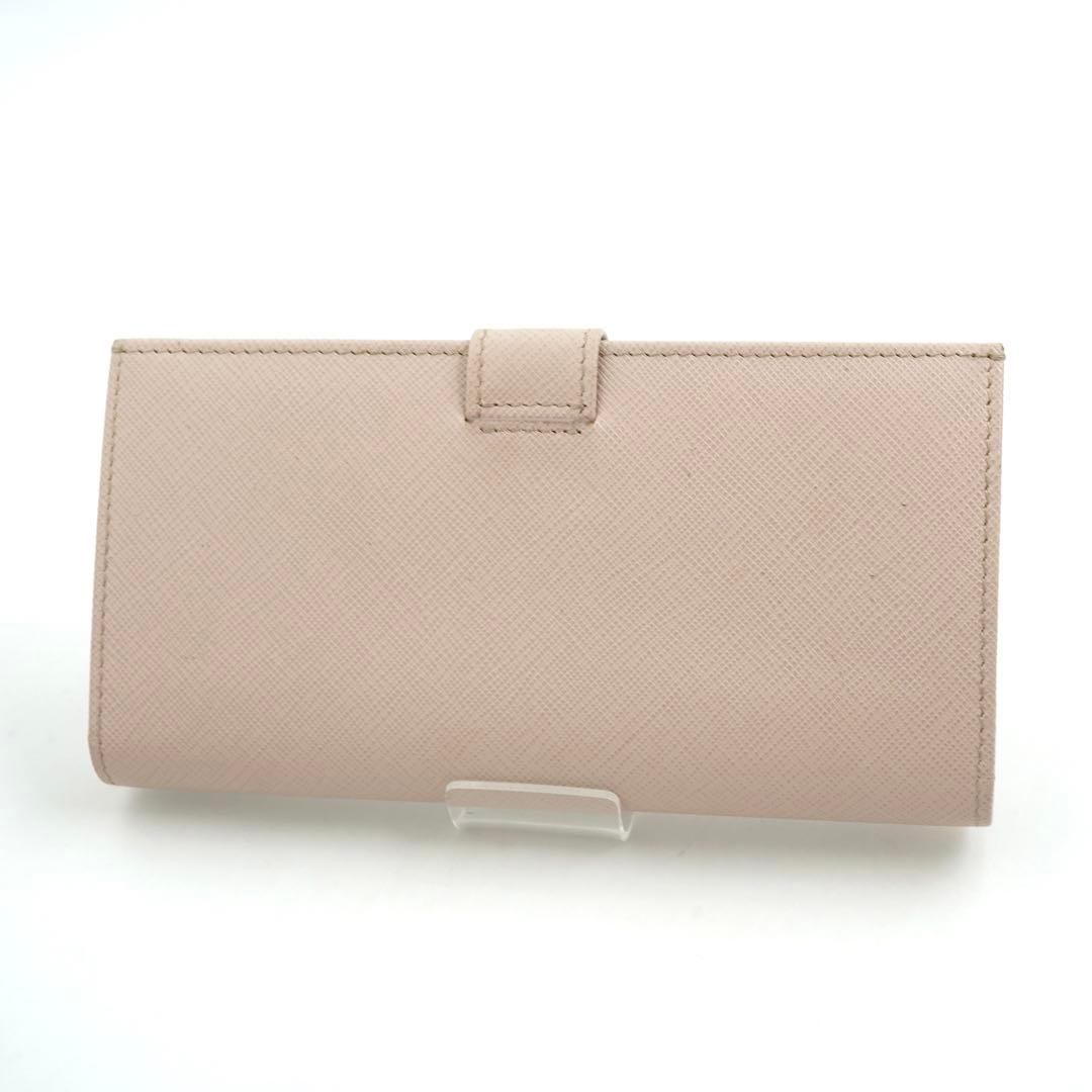 ✨新品未使用・箱付✨　PRADA 長財布　サフィアーノレザー　バイカラー　ピンク