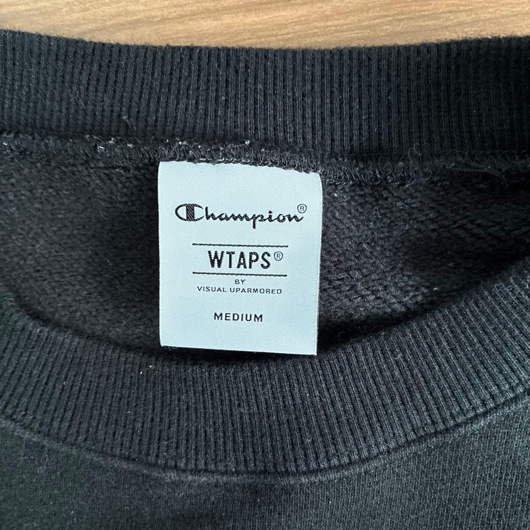 【美品・即完売品】WTAPS×Champion クルーネックスウェットシャツ