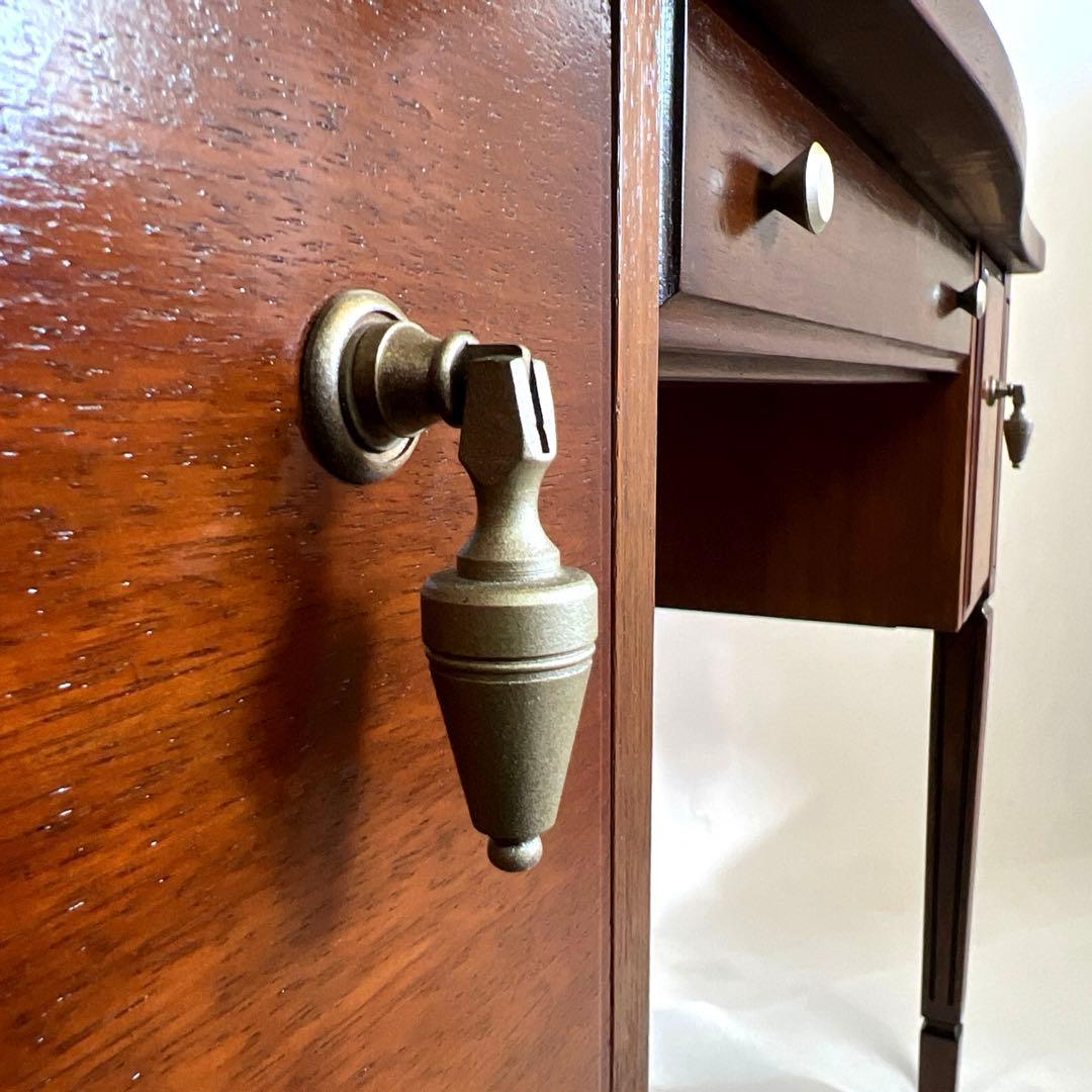 マルニ家具・デスク 地中海ロイヤルシリーズ マホガニー材 横幅94cm