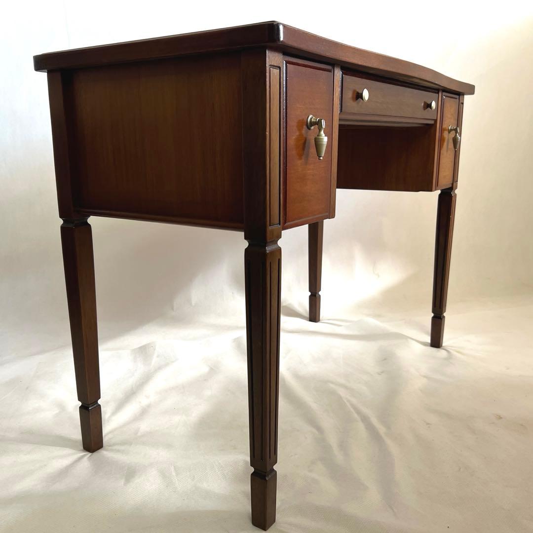 マルニ家具・デスク 地中海ロイヤルシリーズ マホガニー材 横幅94cm