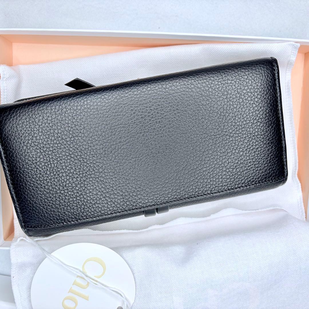 【新品】Chloe クロエ 長財布 アルファベット　ブラック