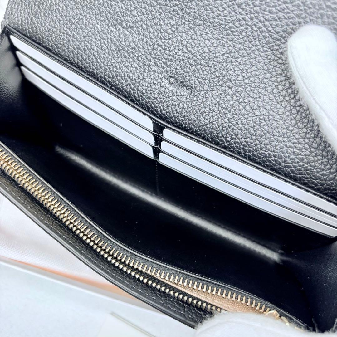 【新品】Chloe クロエ 長財布 アルファベット　ブラック