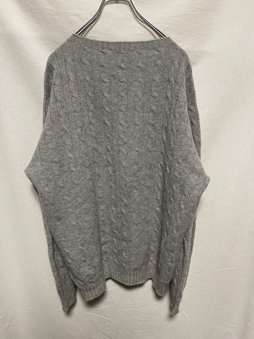 ★Ermenegildo Zegna★カシミヤ★ケーブル ニットセーター★2XL
