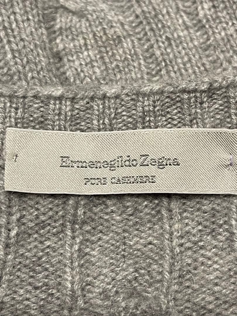 ★Ermenegildo Zegna★カシミヤ★ケーブル ニットセーター★2XL