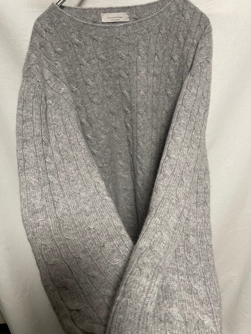 ★Ermenegildo Zegna★カシミヤ★ケーブル ニットセーター★2XL