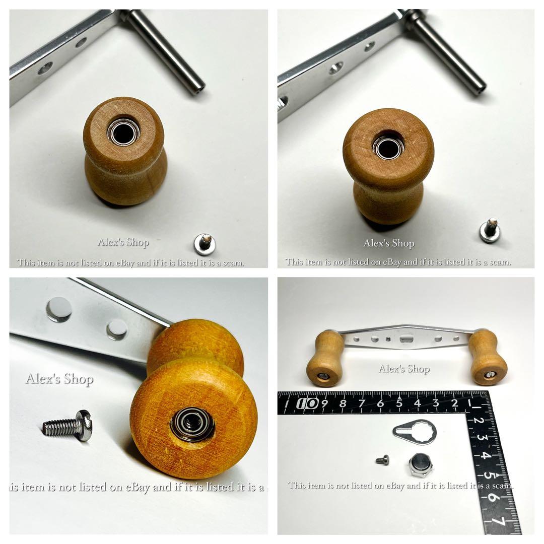 Abu 3500CA &ハンドメイドハンドル、オフセットグリップ、BB、スプール