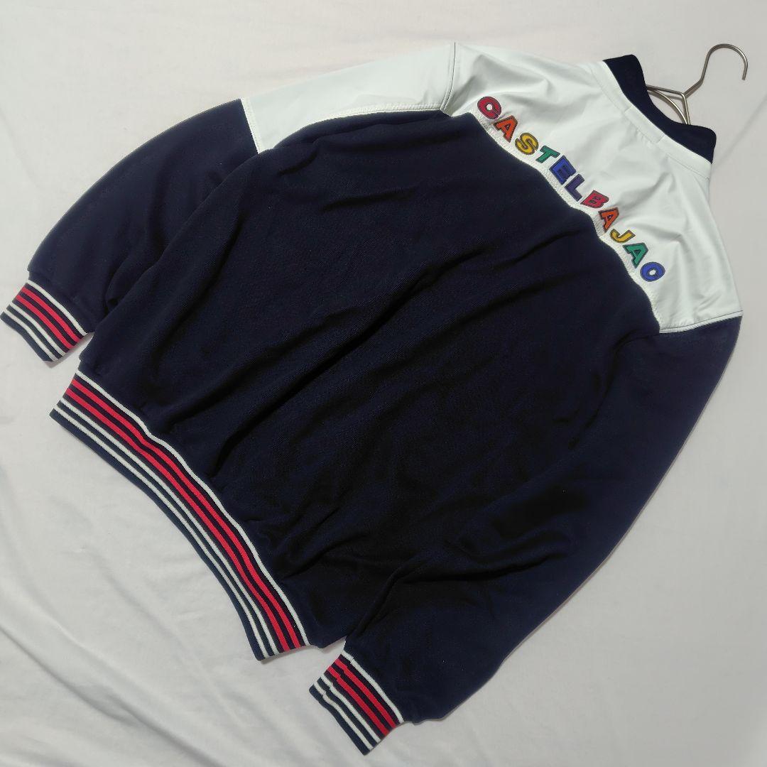 カステルバジャック ブルゾン サイズ3 メンズL 刺繍ロゴ 個性派