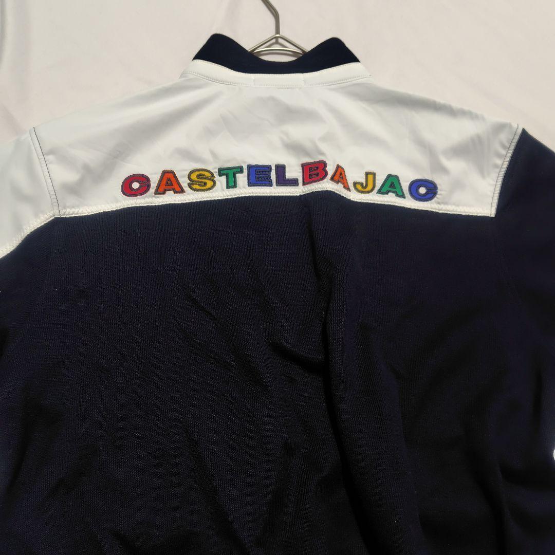 カステルバジャック ブルゾン サイズ3 メンズL 刺繍ロゴ 個性派