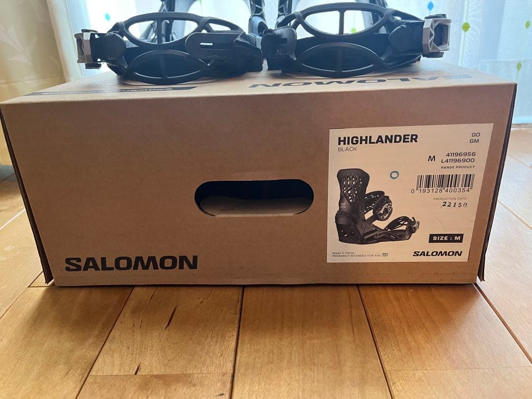 SALOMON 22-23 スノーボード ハイランダー ブラック M