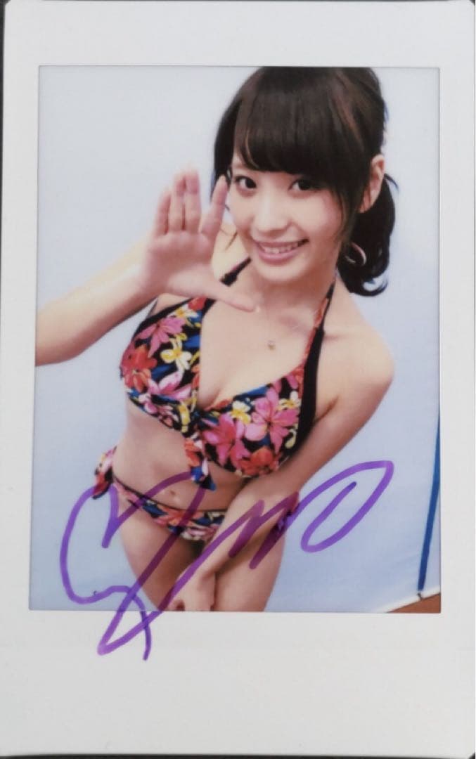 桃乃木かな チェキ 直筆サイン AV女優 桃乃木香奈 Kana Momonogi