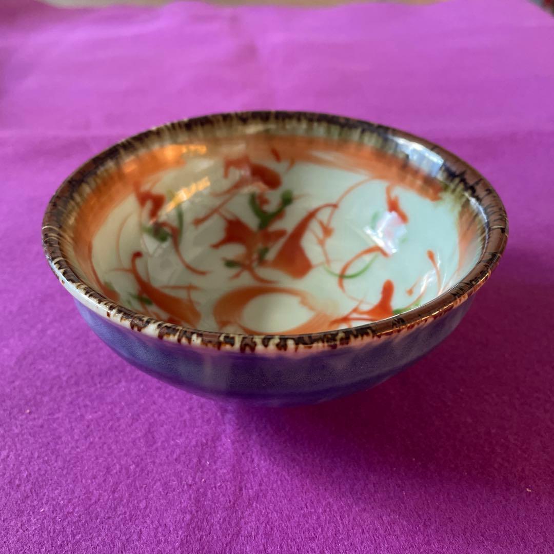 波佐見焼斉山窯花模様のマルチカップ