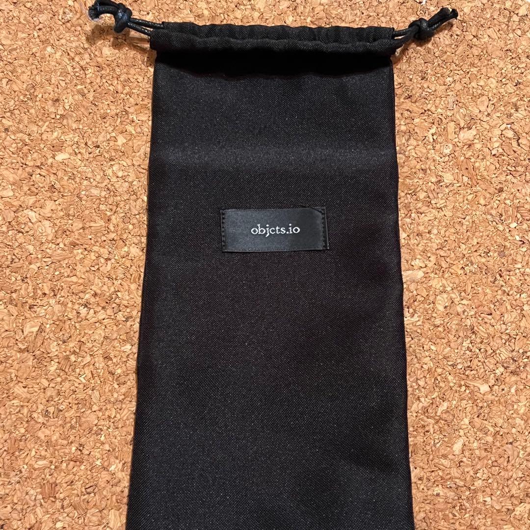 objcts.io カラビナ iPhone14ケース MagSafe レザー 黒