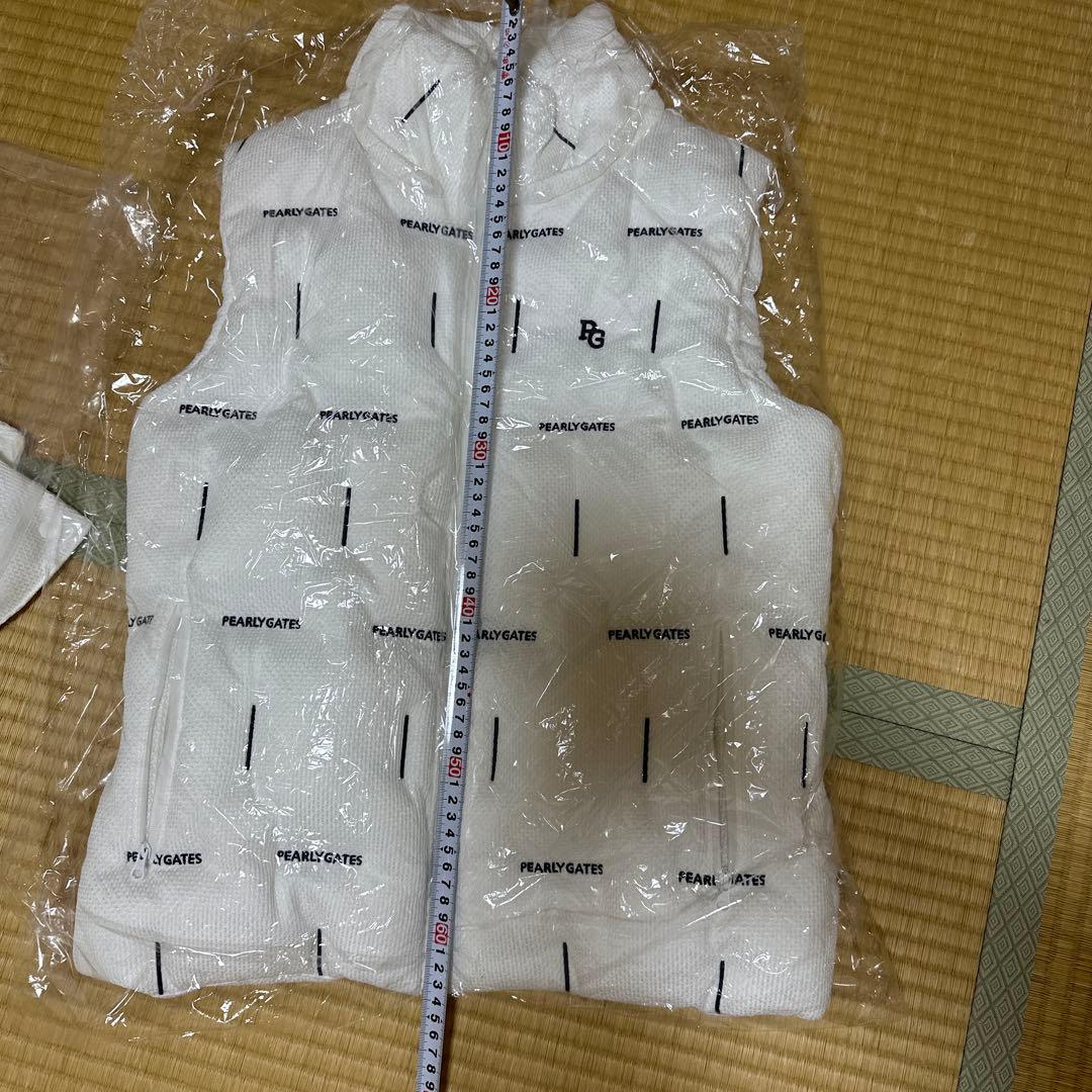 PEARLY GATES ホワイト ダウンベスト サイズ2