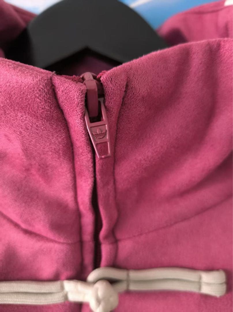 新年限定モデル アディダス 新中式 ジップアップジャケット ローズレッド S