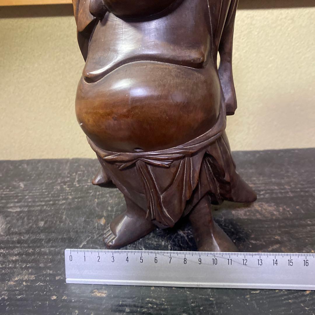 中国古玩　木彫布袋