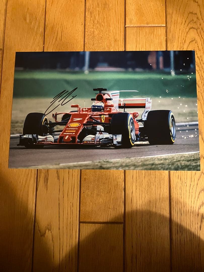 キミ ライコネン フェラーリ 直筆サイン 証明書付き