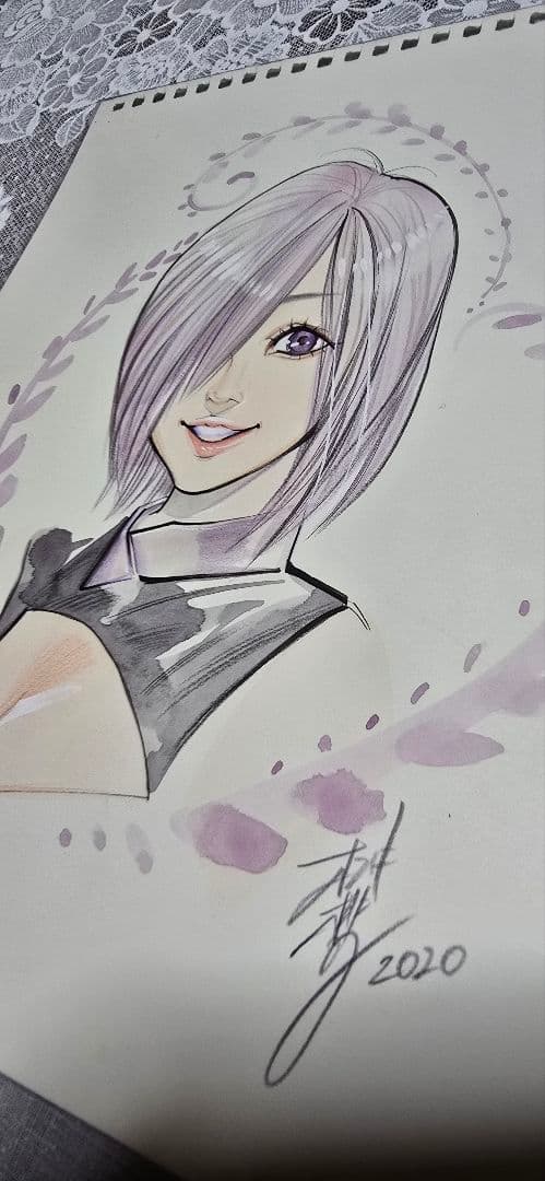 桃桃子（Peach Momoko）先生 FGO マシュ・キリエライト 原画