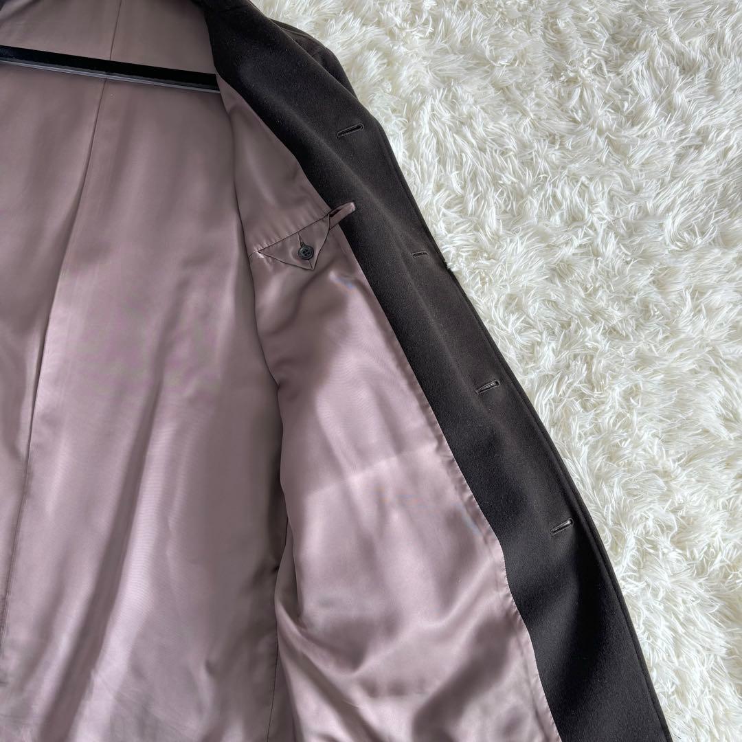 イッセイミヤケ im product カシミヤ混 チェスターコート ブラウン