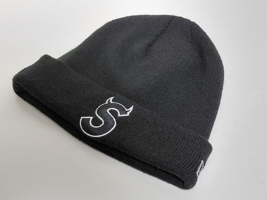 Supreme　New Era　S Logoツノ　Beanie　\"Black\"