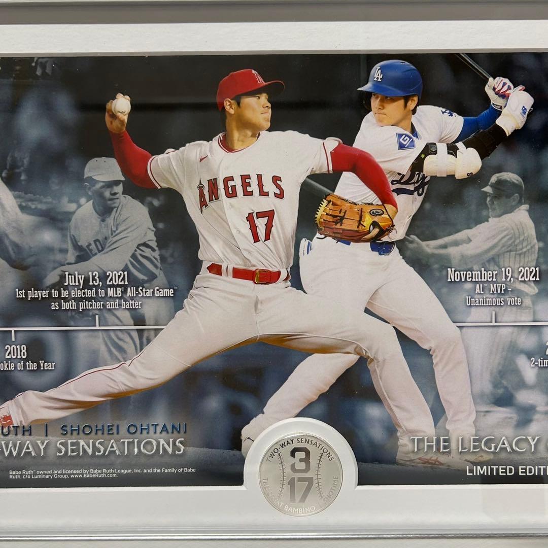 大谷翔平 ベーブ・ルース レジェンドコラボ シングルフォトミント 限定