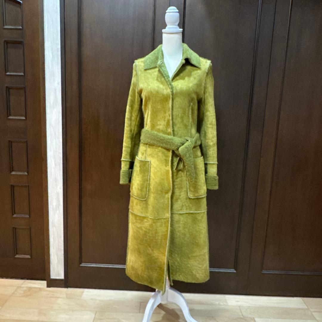 Dolce & Gabbana ドルチェアンドガッバーナ　ムートンロングコート