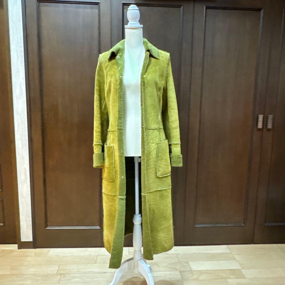 Dolce & Gabbana ドルチェアンドガッバーナ　ムートンロングコート