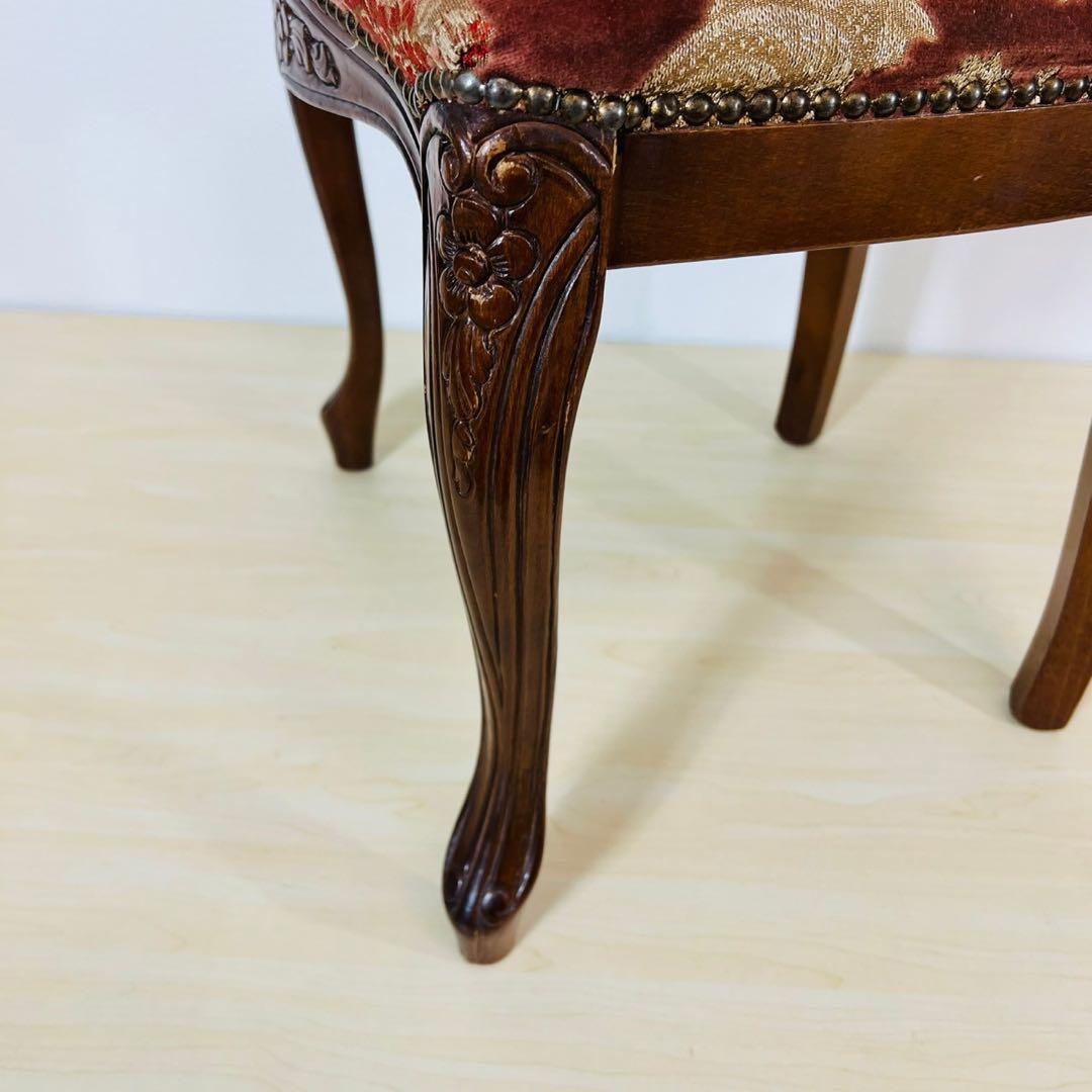 イタリア製 ダイニングチェアー 猫足 猫脚 椅子 イタリア家具 インテリア ②