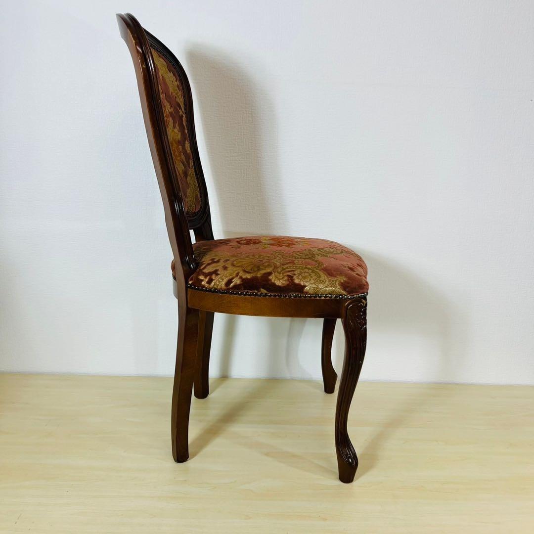 イタリア製 ダイニングチェアー 猫足 猫脚 椅子 イタリア家具 インテリア ②