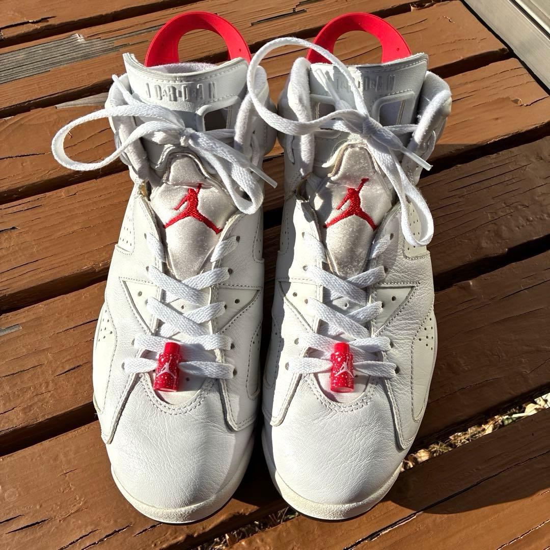 【箱・替紐付】エアジョーダン6 26.5 / ユニバーシティレッド オレオ