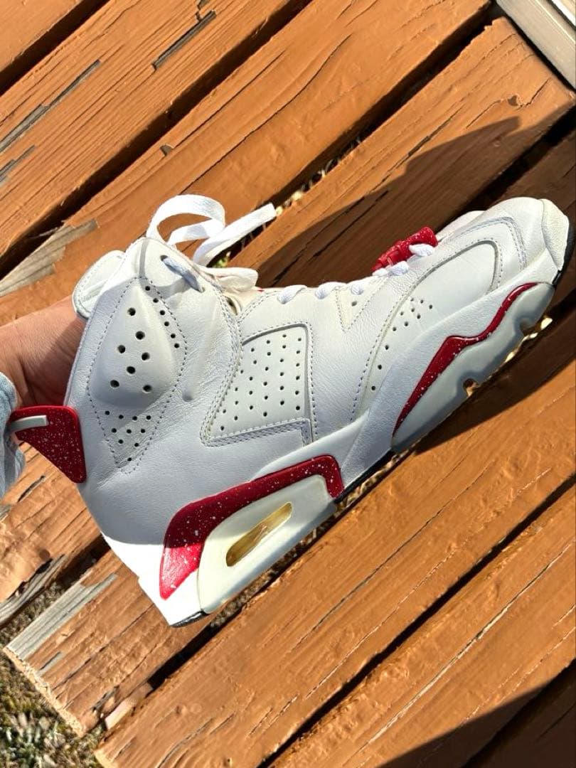 【箱・替紐付】エアジョーダン6 26.5 / ユニバーシティレッド オレオ