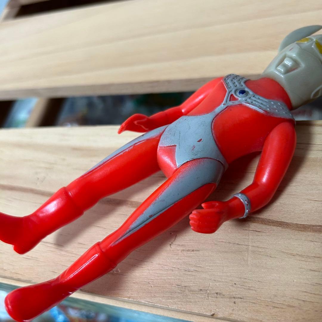 ウルトラマンタロウ　ソフビ　ブルマァク　当時物　年代物