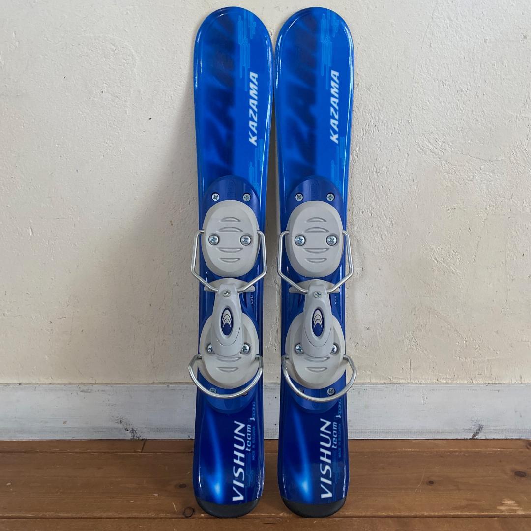 KAZAMA カザマ ファンスキー ショートスキー 62cm 子供用 レディース