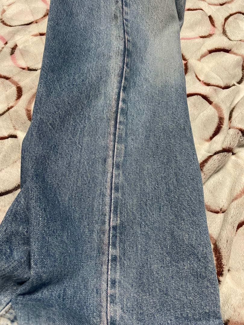 リーバイス 66後期 501 ボタン裏無刻印 Rタグ 赤耳