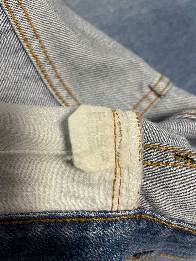 リーバイス 66後期 501 ボタン裏無刻印 Rタグ 赤耳