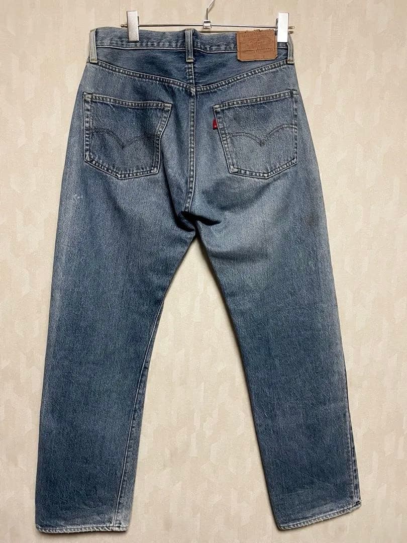 リーバイス 66後期 501 ボタン裏無刻印 Rタグ 赤耳