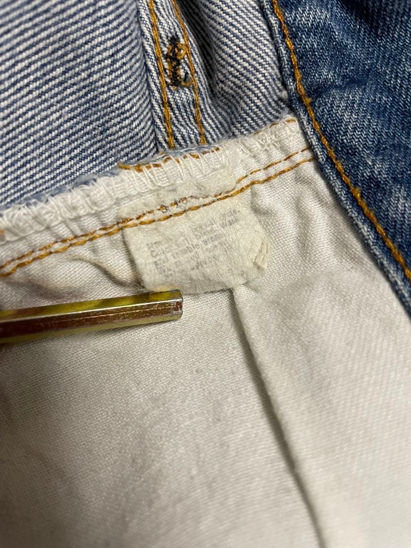 リーバイス 66後期 501 ボタン裏無刻印 Rタグ 赤耳