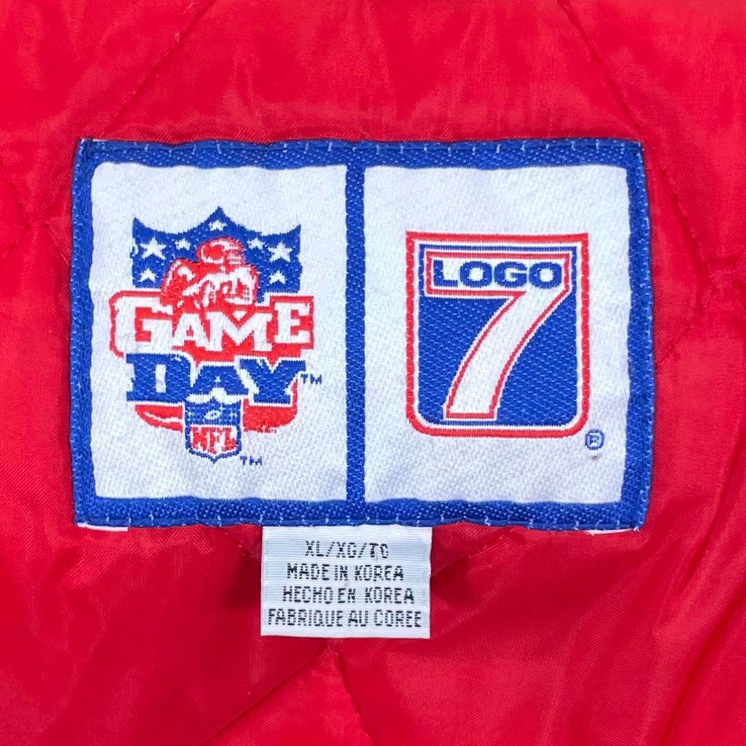 yasu様】ロゴ7 NFL ペイトリオッツ バックロゴ 中綿 ブルゾンパーカー