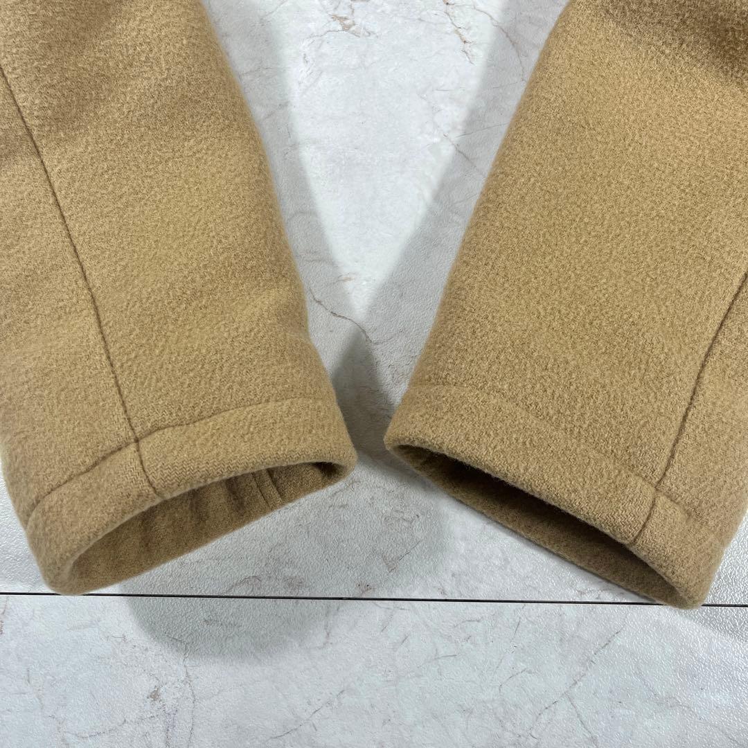 ✨未使用級 ブルックスブラザーズ 2way ダッフルコート チェック キャメル